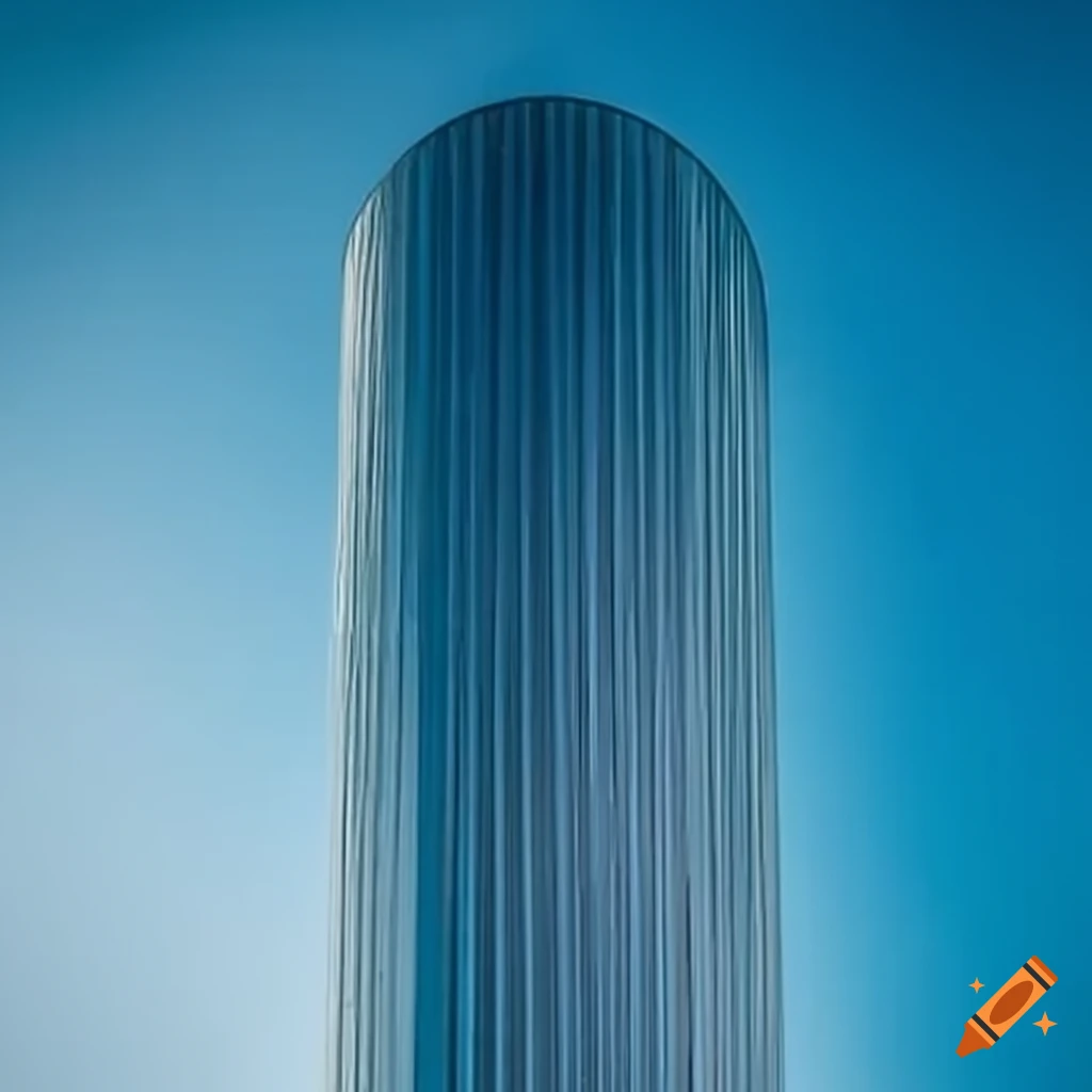 skyscraper with rhomboid windows