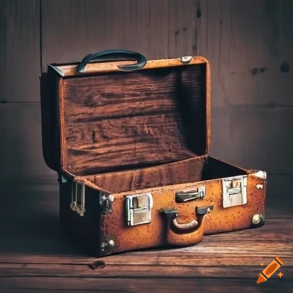 open detective suitcase with unsolved cases
