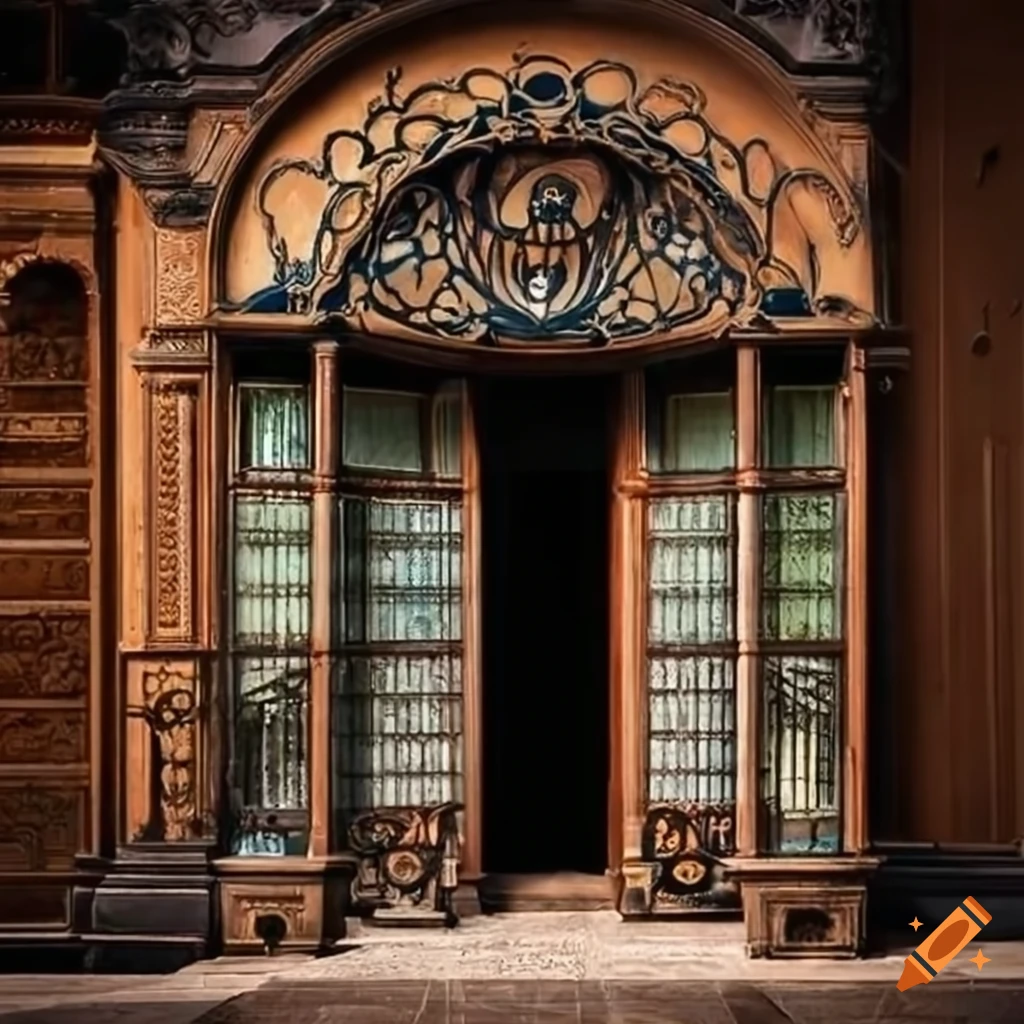 storefront with art nouveau details