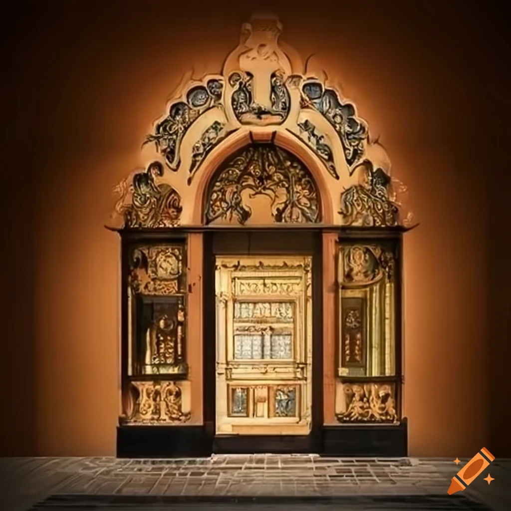 storefront with art nouveau details