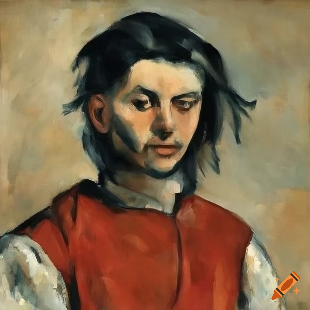 Portrait of a man with long black hair and grey eyes on Craiyon