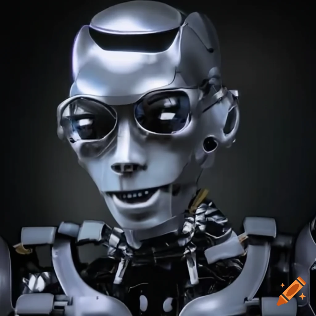 Funny robot meme on Craiyon