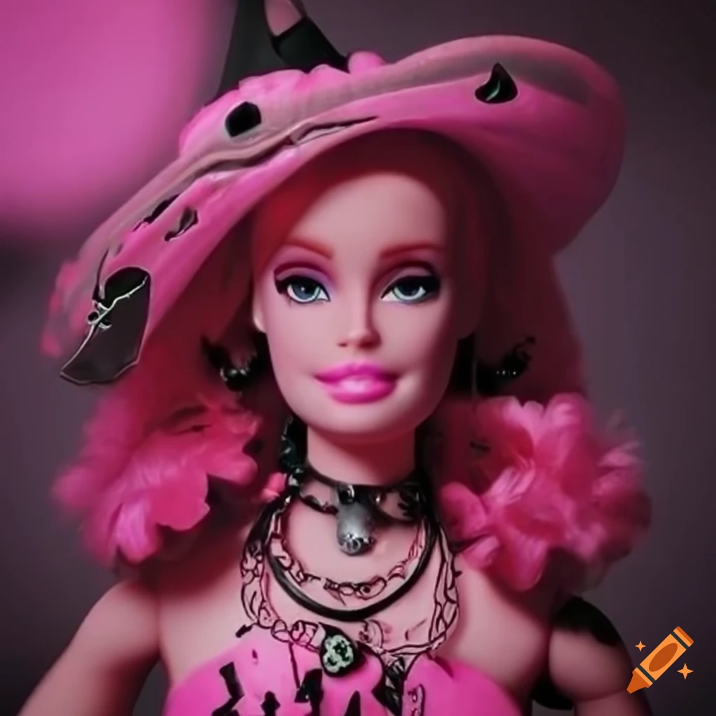 pink goth Halloween decorations