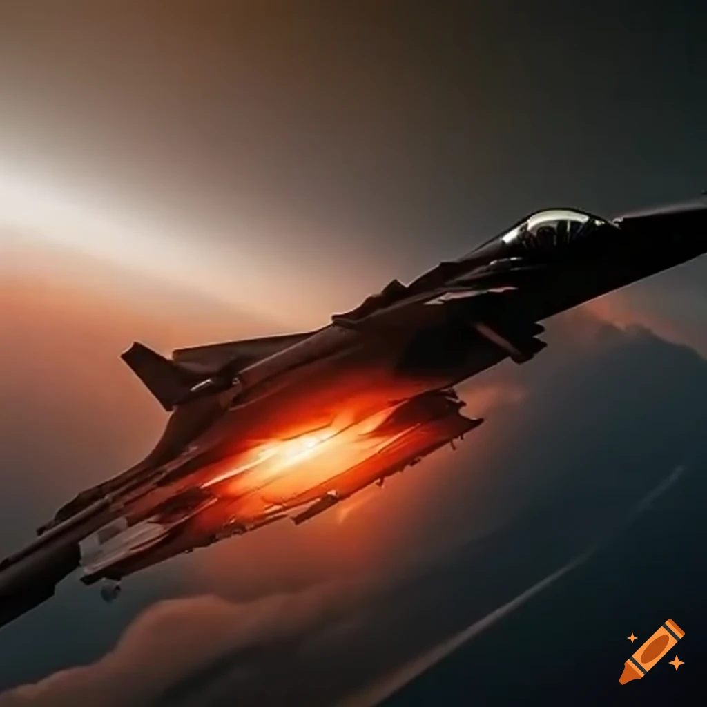 passenger jet designed like an F-15 fighter jet
