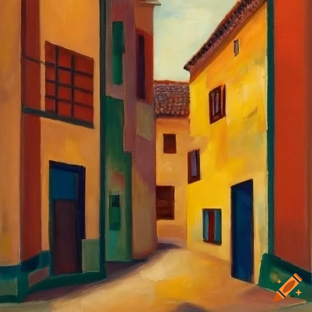 Jean Metzinger's depiction of a Spanish village