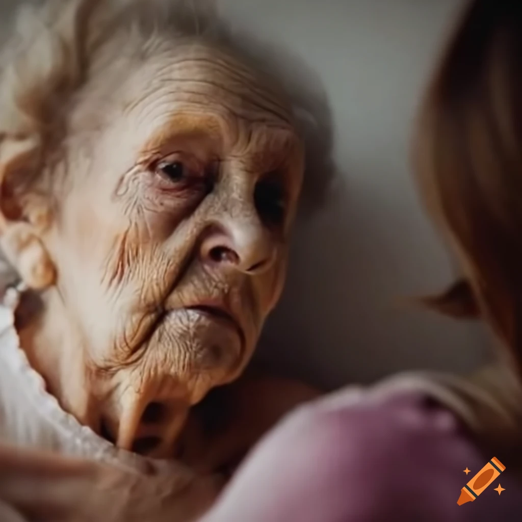 image depicting elderly care in a hospital setting