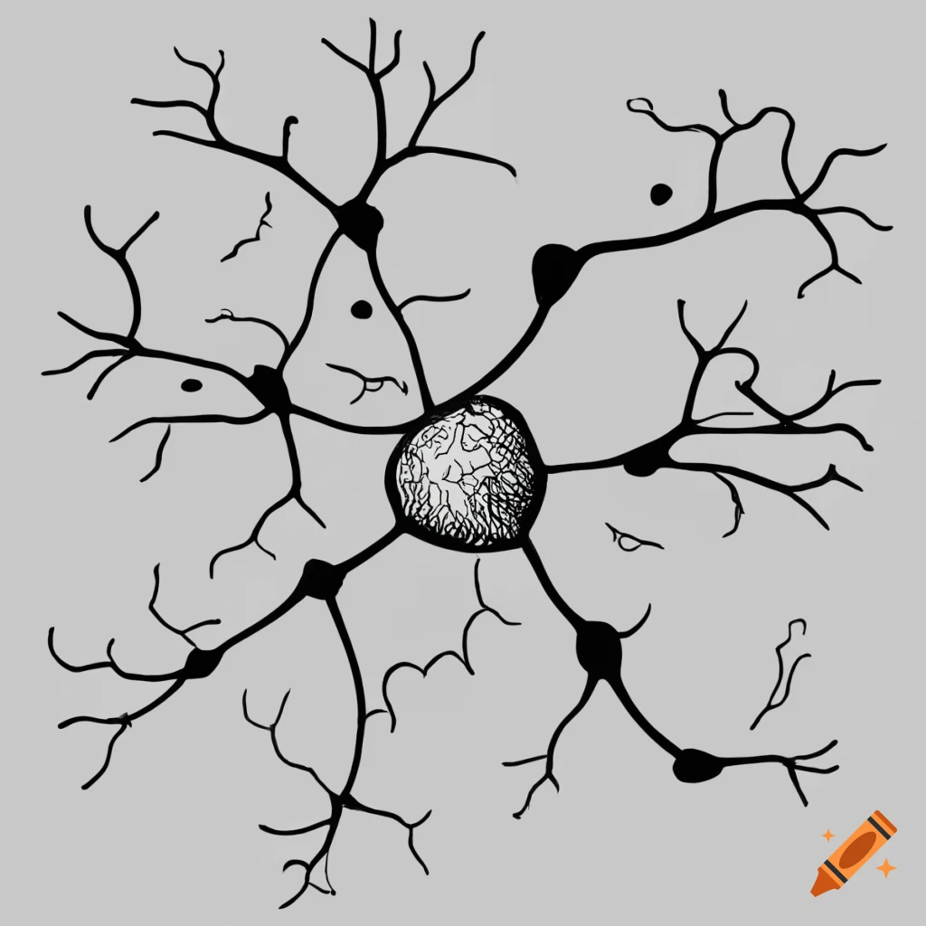 biological neuron illustration