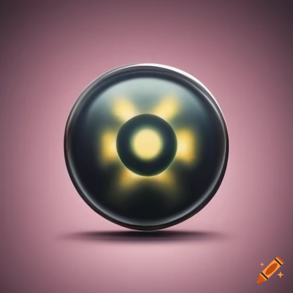 symbol of a nuclear button