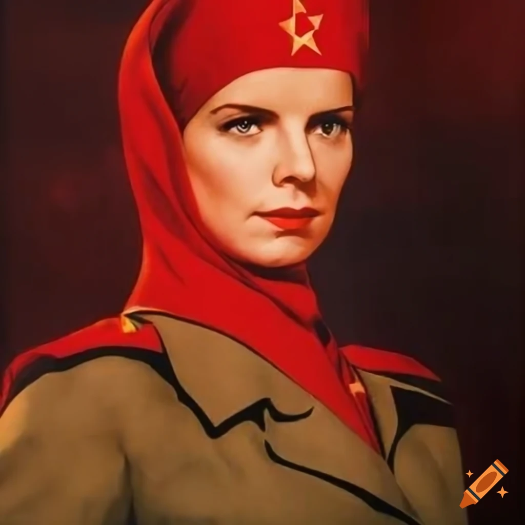 vintage movie poster of Betty Gilpin as a revolutionary soldier