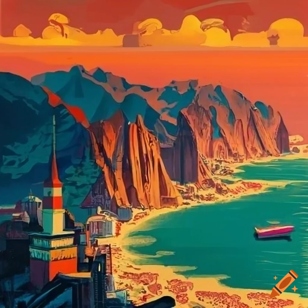 vintage travel poster artwork