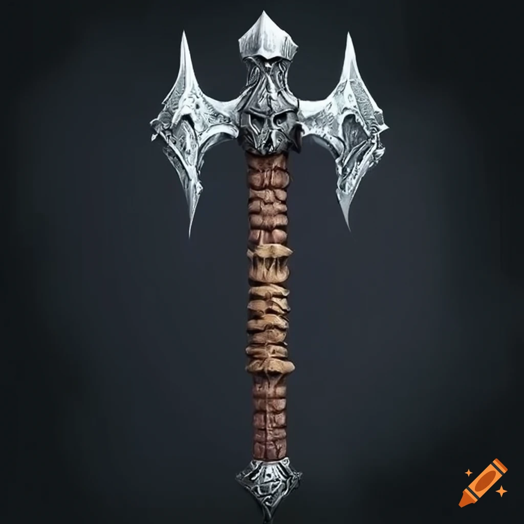 image of a black war hammer blade