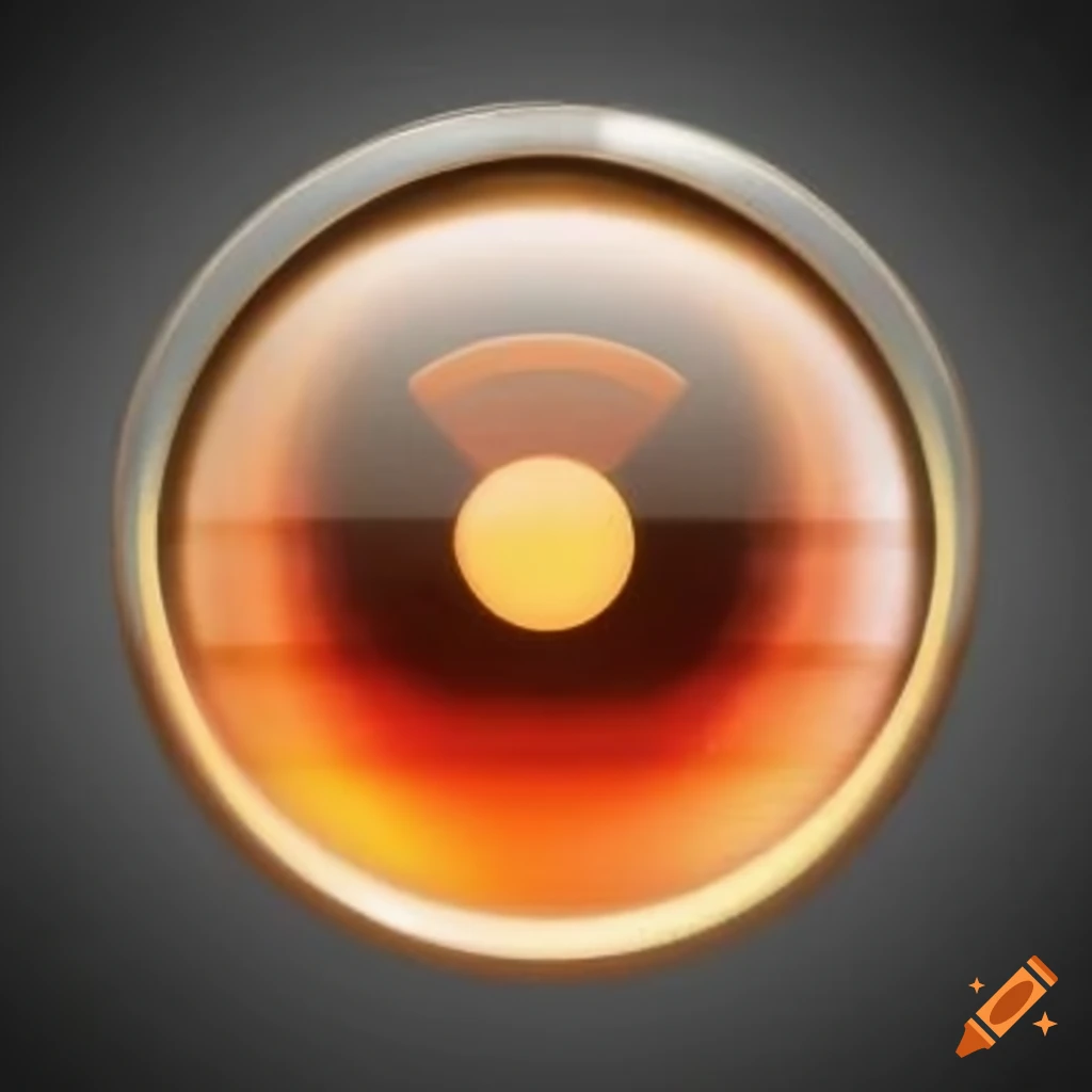 symbol of a nuclear button