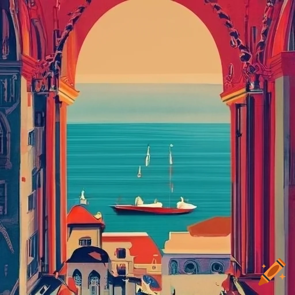 vintage travel poster artwork