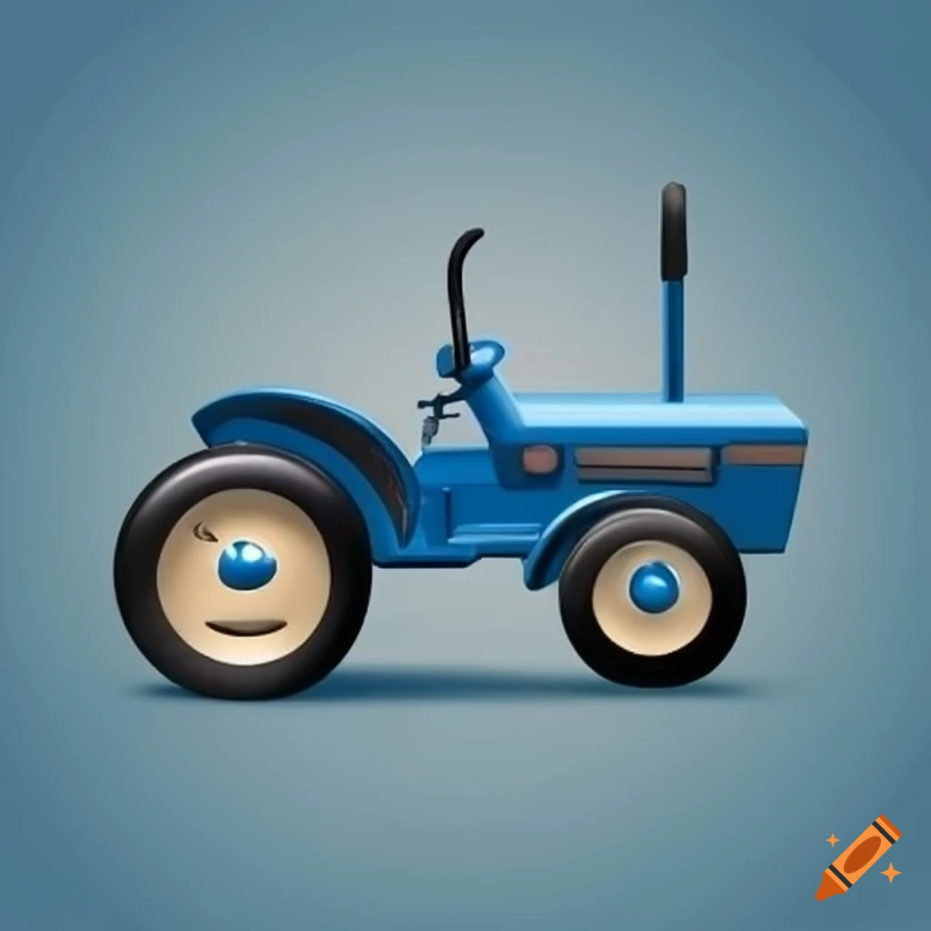 emoji of a Ford tractor