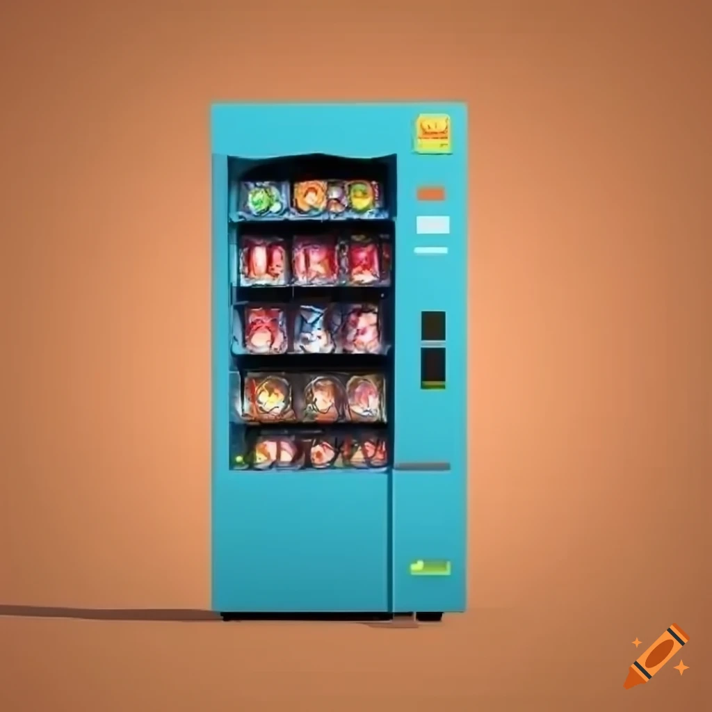 low poly vending machine