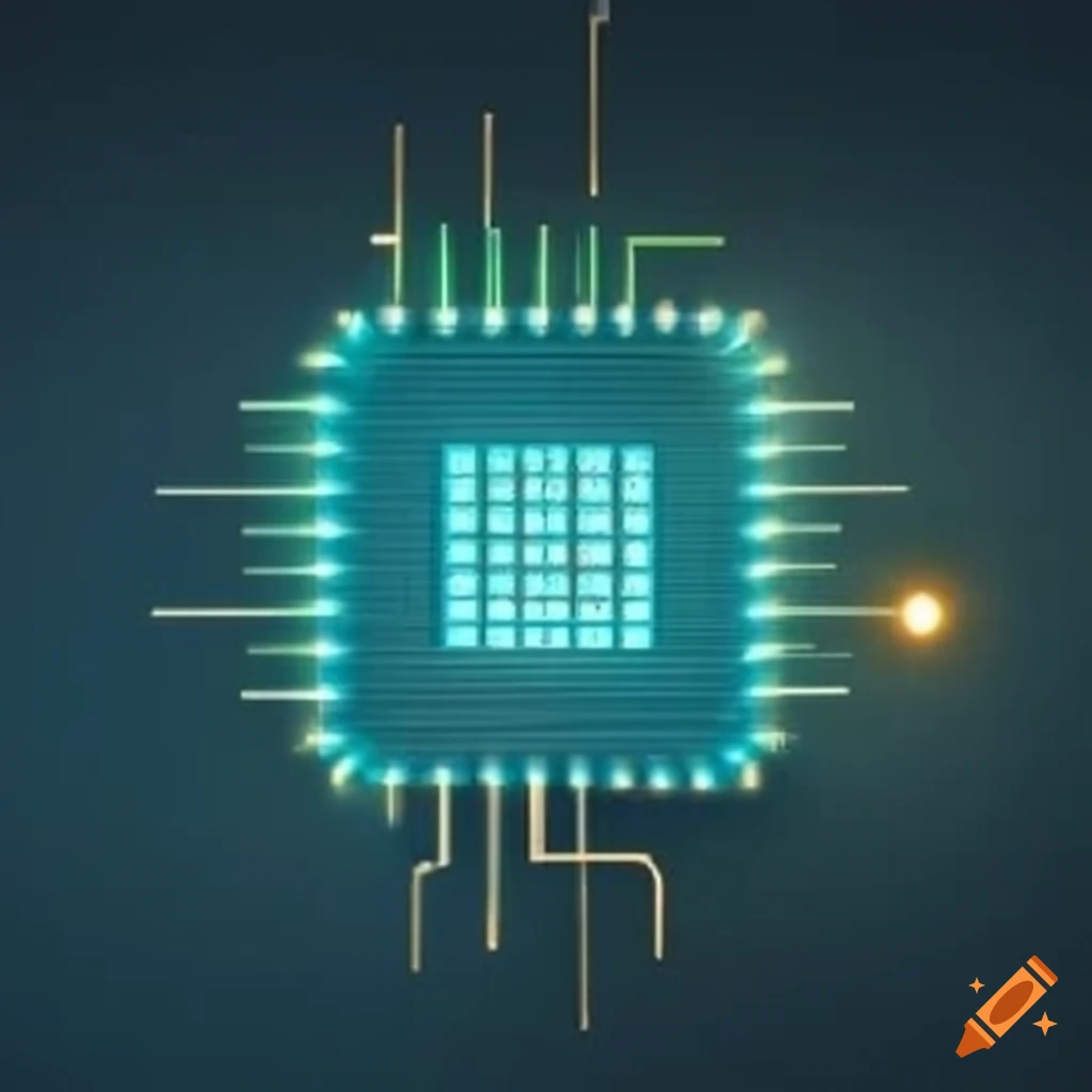 sleek CPU logos for computer architecture course