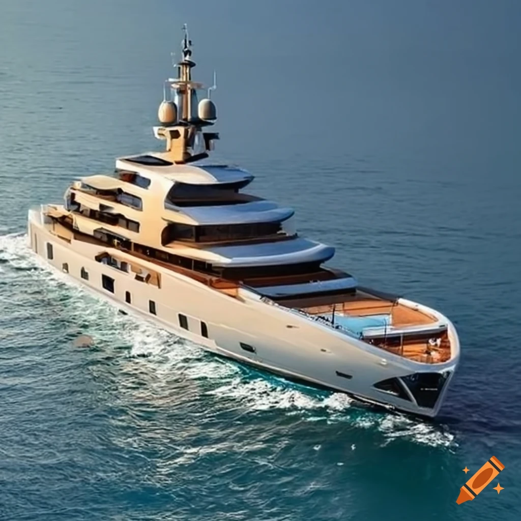 photo of a luxurious motor yacht