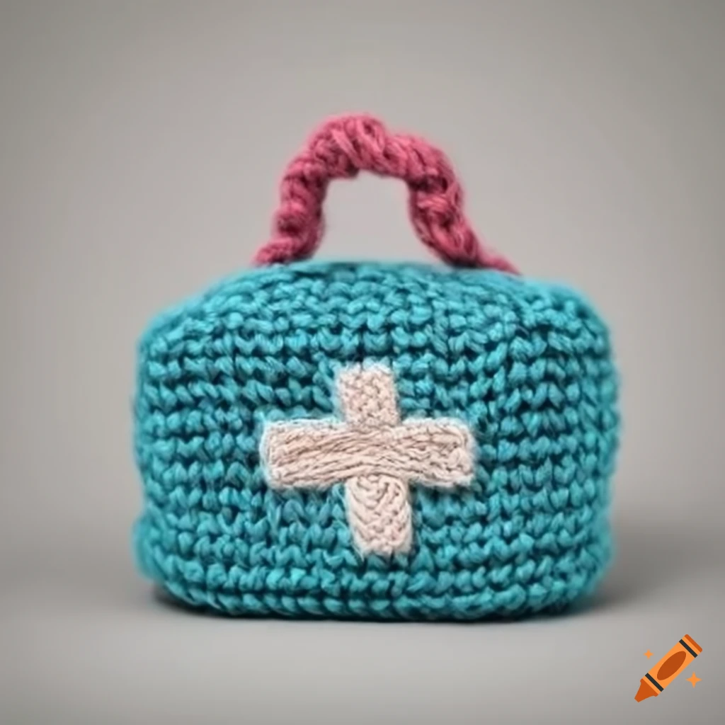 knitted first aid box