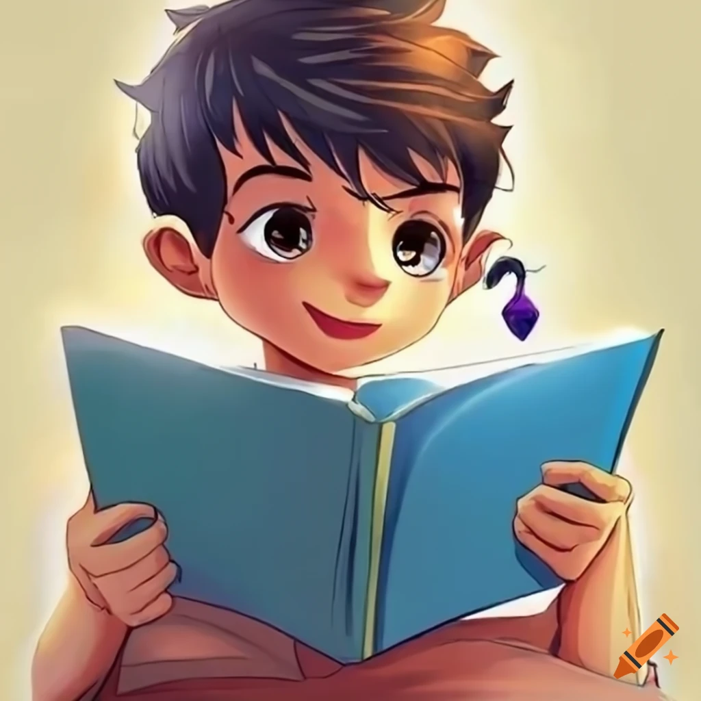 child studying
