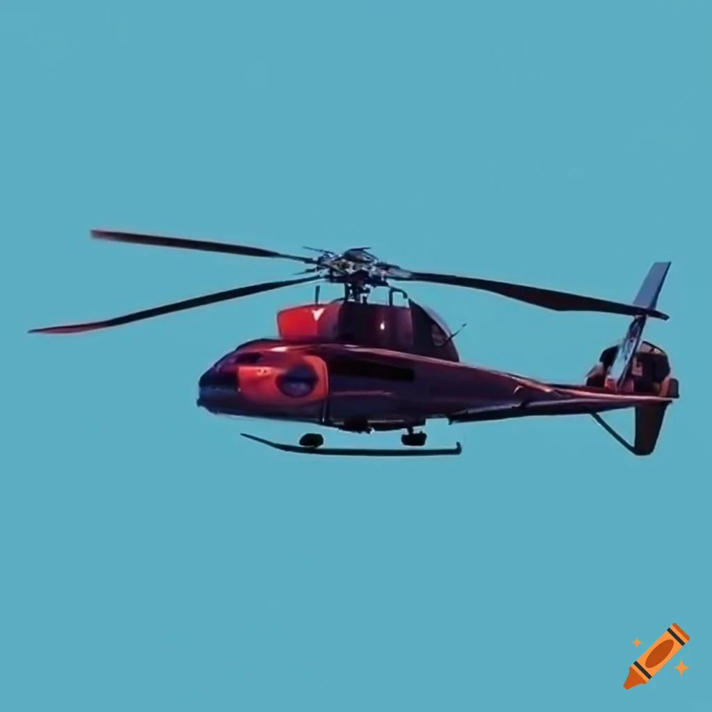 helicopter flying in the sky
