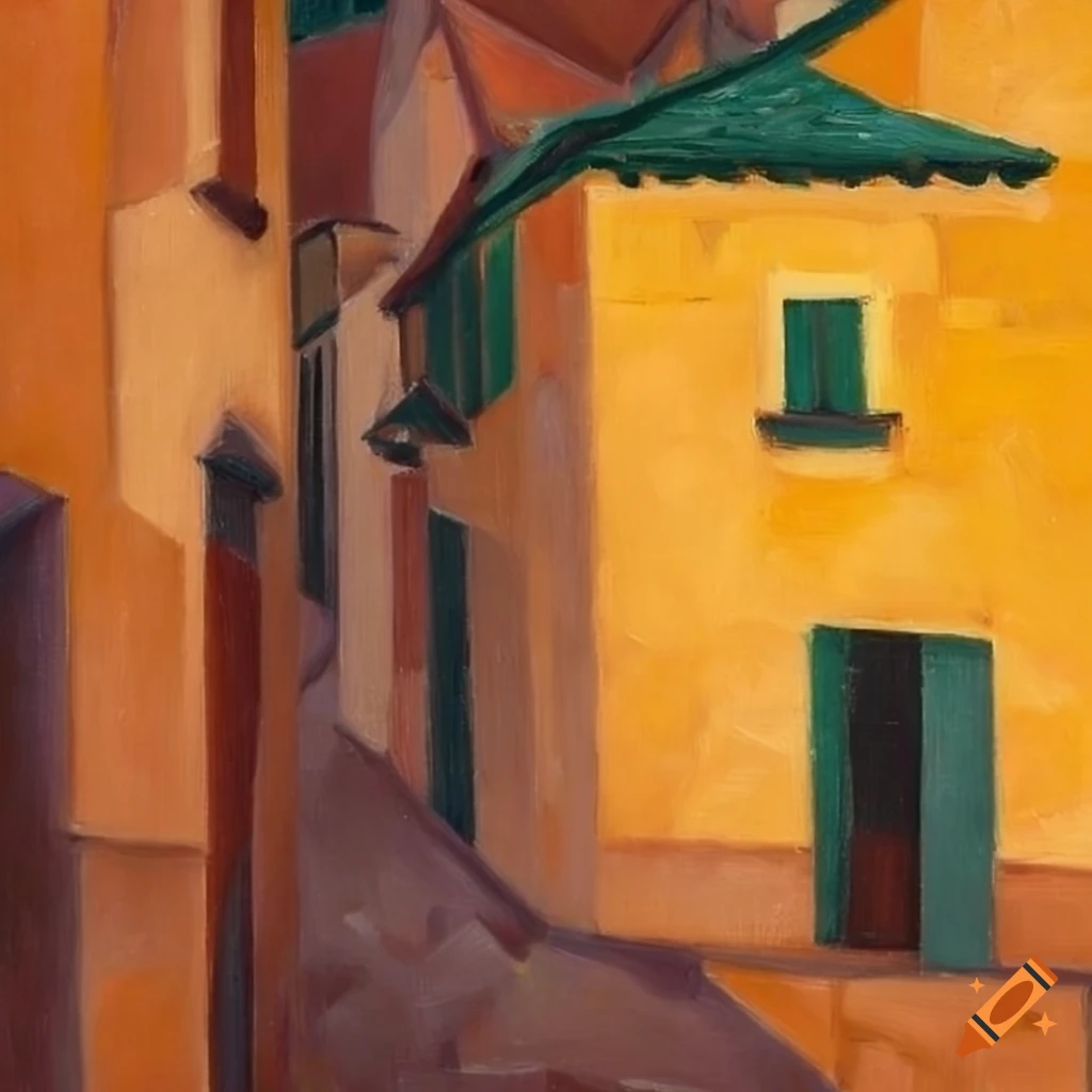 Jean Metzinger's depiction of a Spanish village