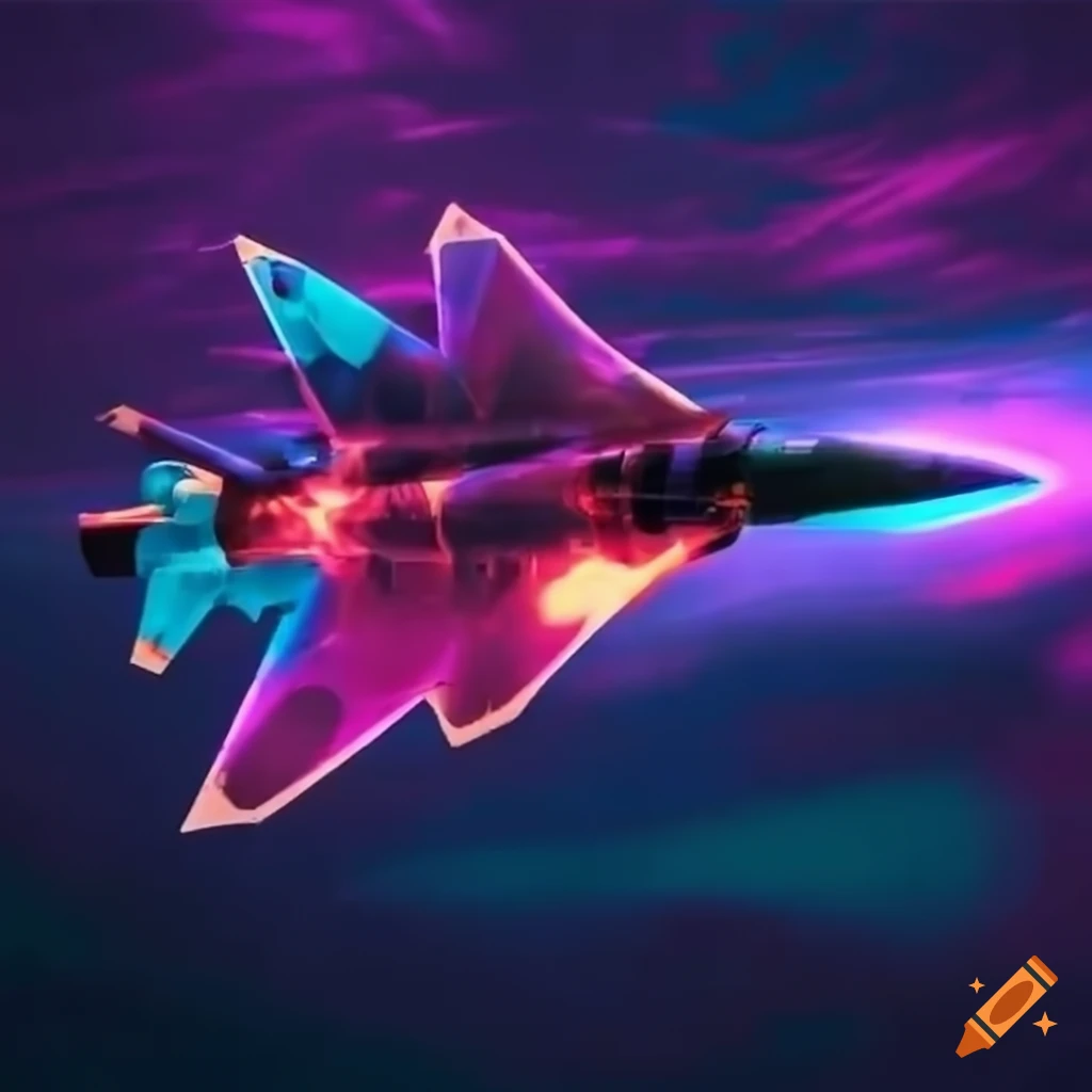 retrowave style artwork of su-25bm vs su-39