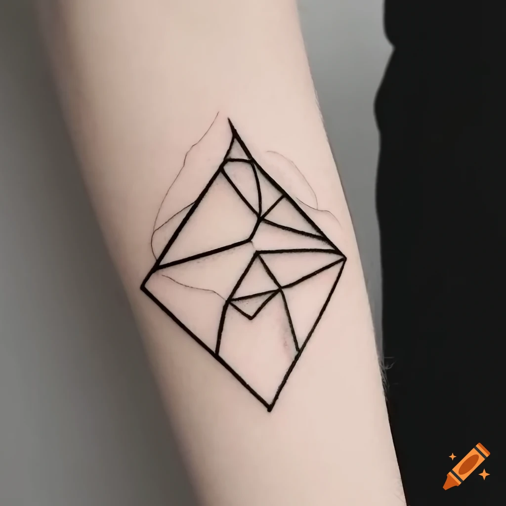 simple geometric tattoo #Geometrictattoos geometric tattoo | Geometric  tattoo, Geometric tattoo design, Geometric tattoo simple
