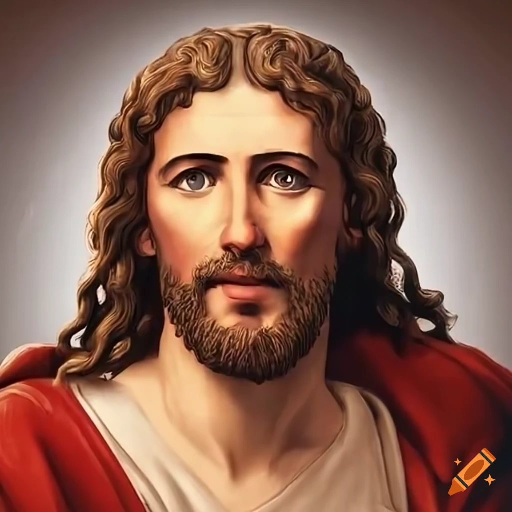 depiction of Jesus saying 'render unto Caesar'