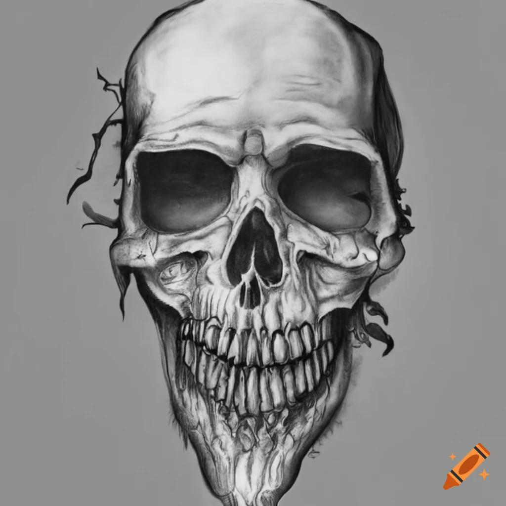 tattoo stencil skull art - Clip Art Library