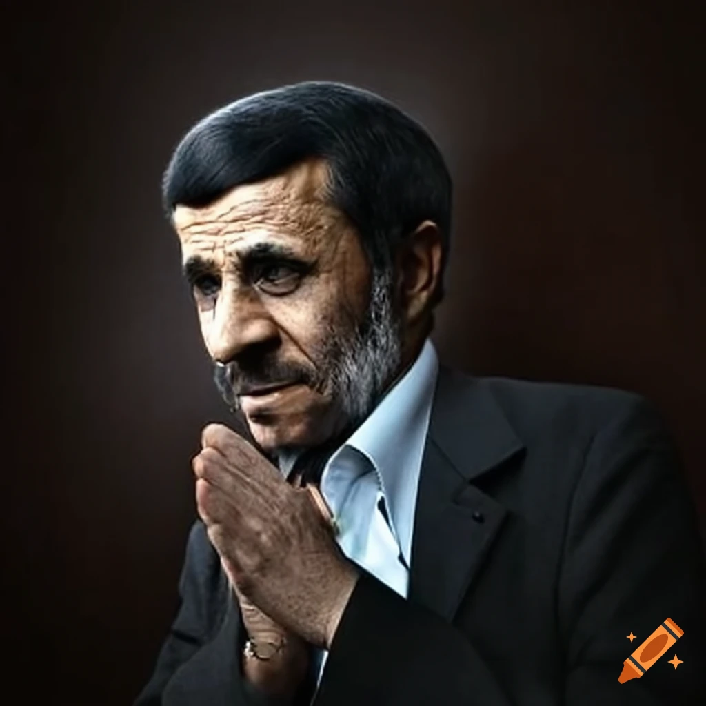 portrait of Mahmoud Ahmadinejad