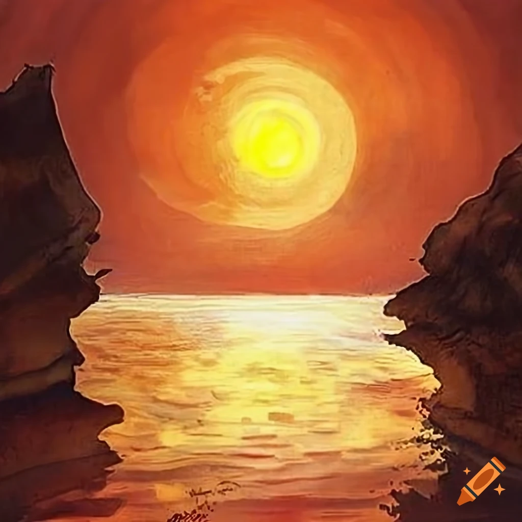 illustration of the Sun tarot card