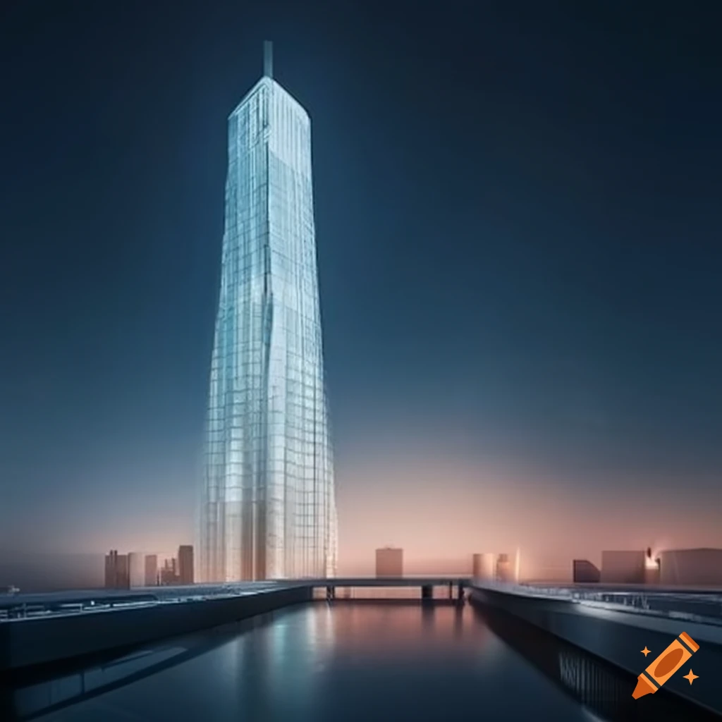dramatic skyscraper in La Defense