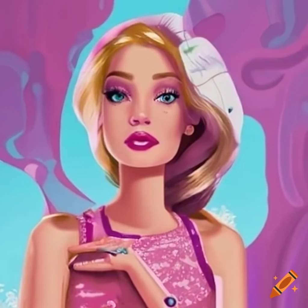 Recreation of barbie's timeless on Craiyon