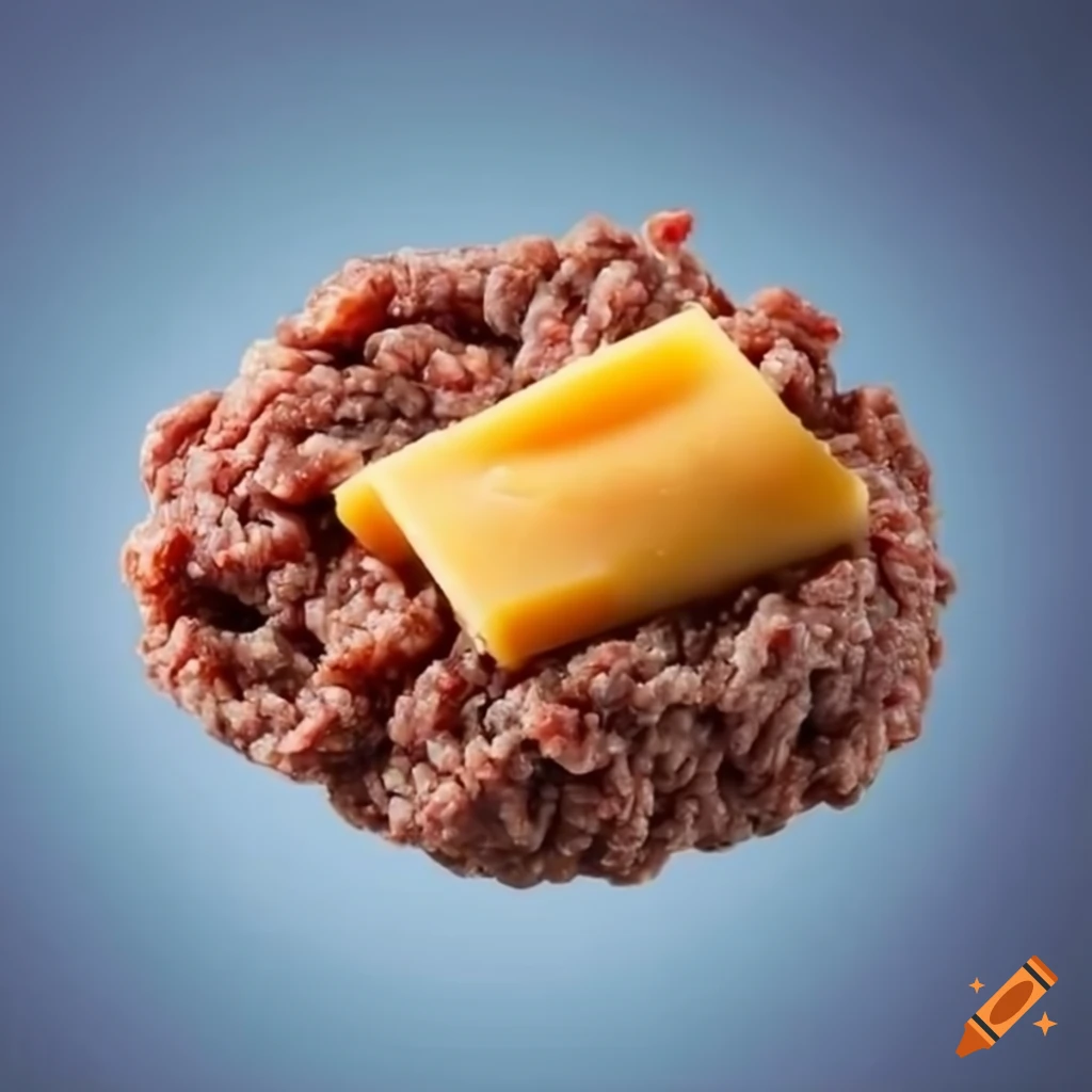 delicious cheeseburger with ground beef