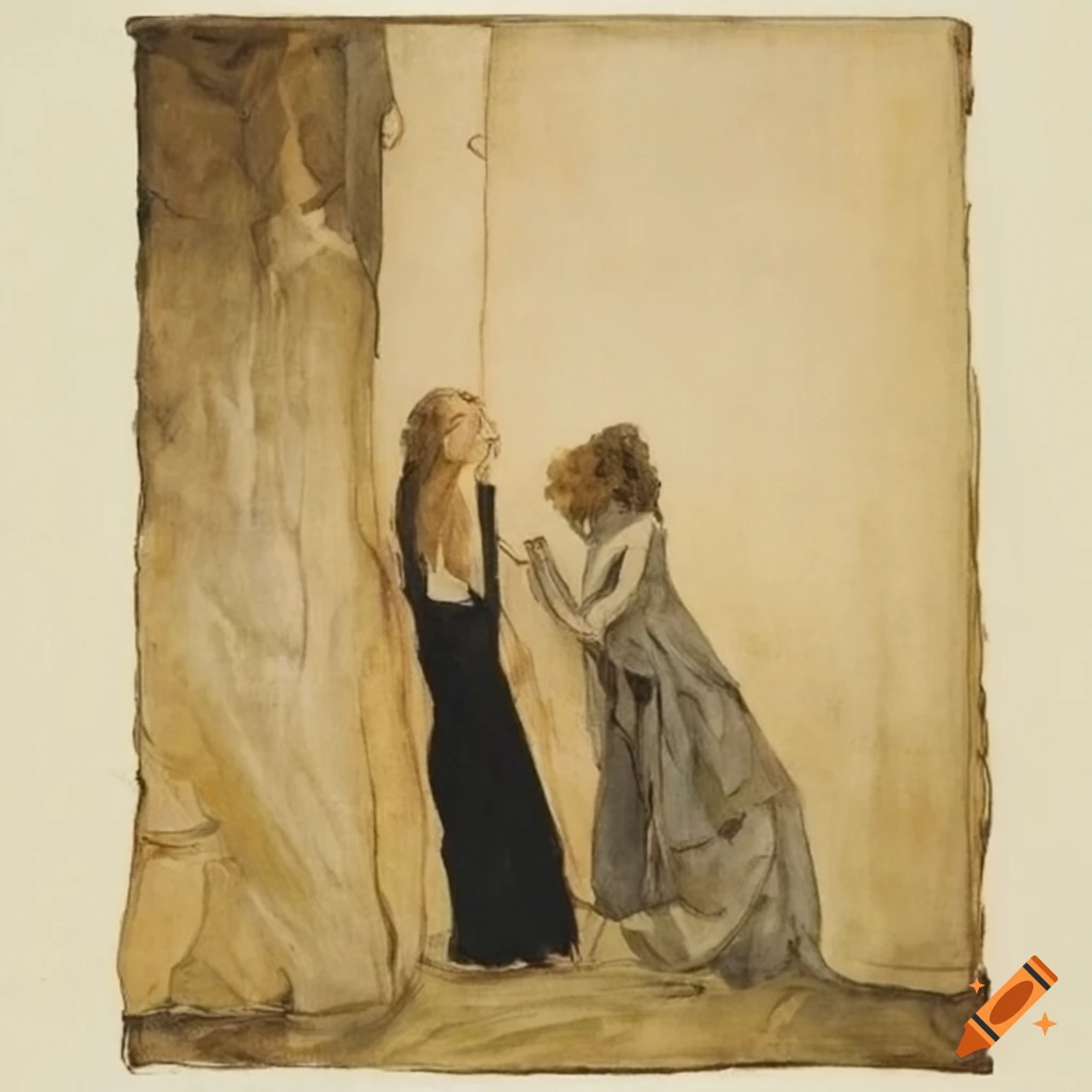 painting of women in ritual
