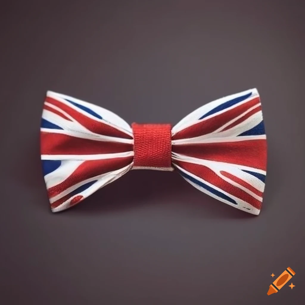 union jack bow-tie
