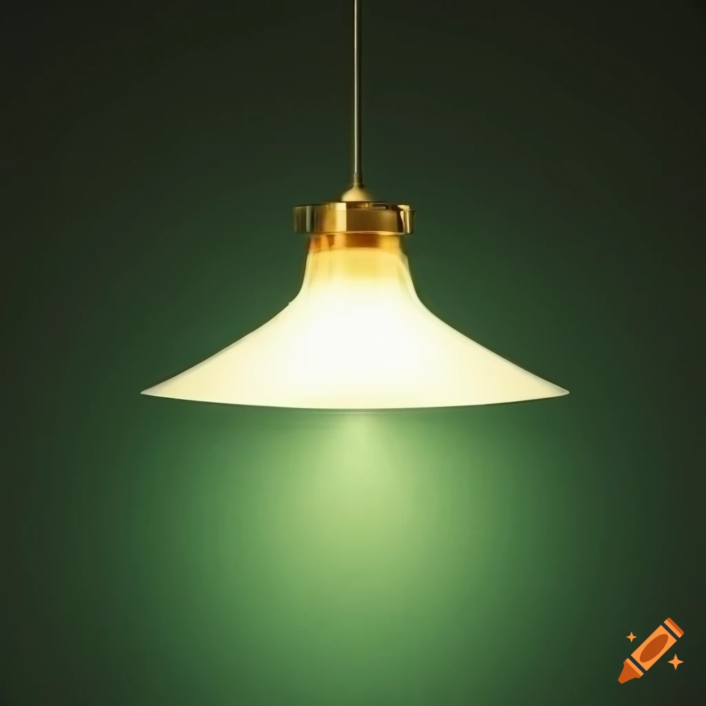 abstract art with hazy green and gold lighting