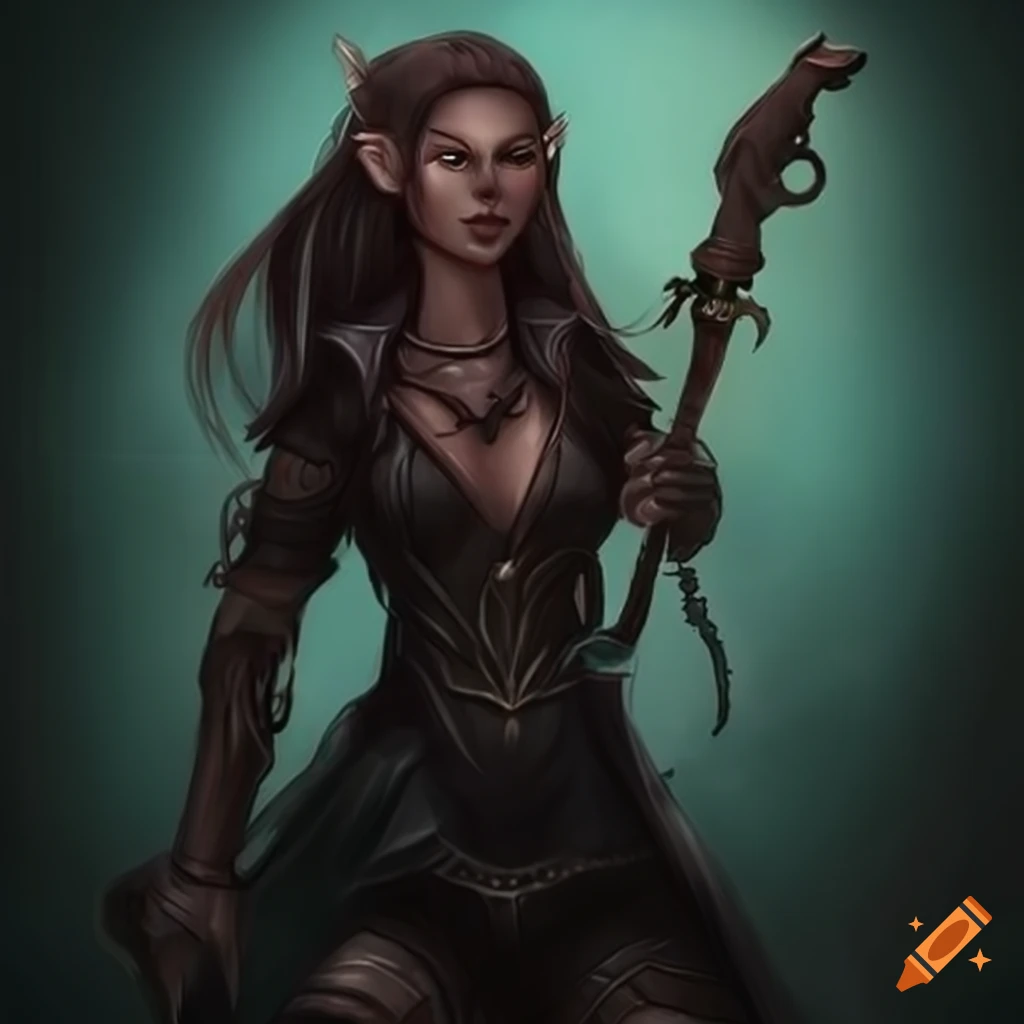 image of an elf with a dagger