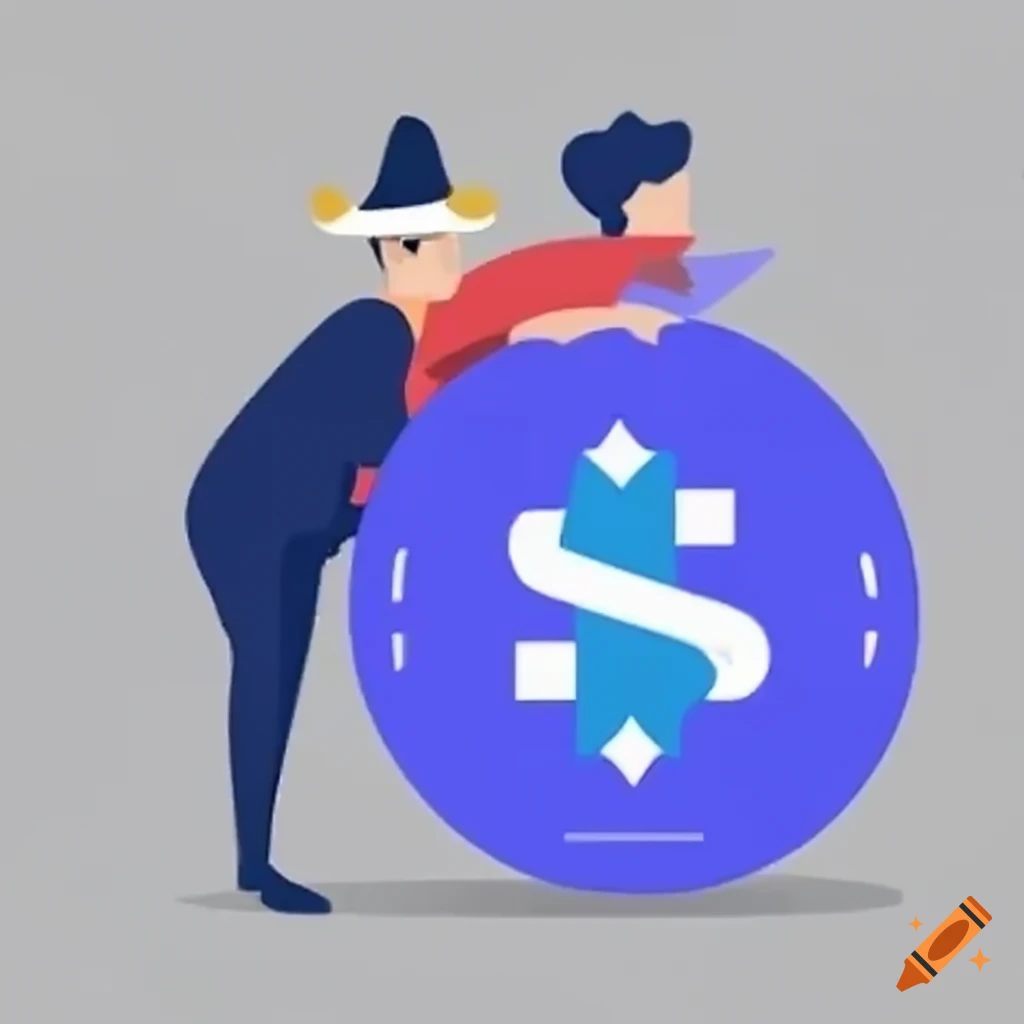 illustration of banking and digital currency