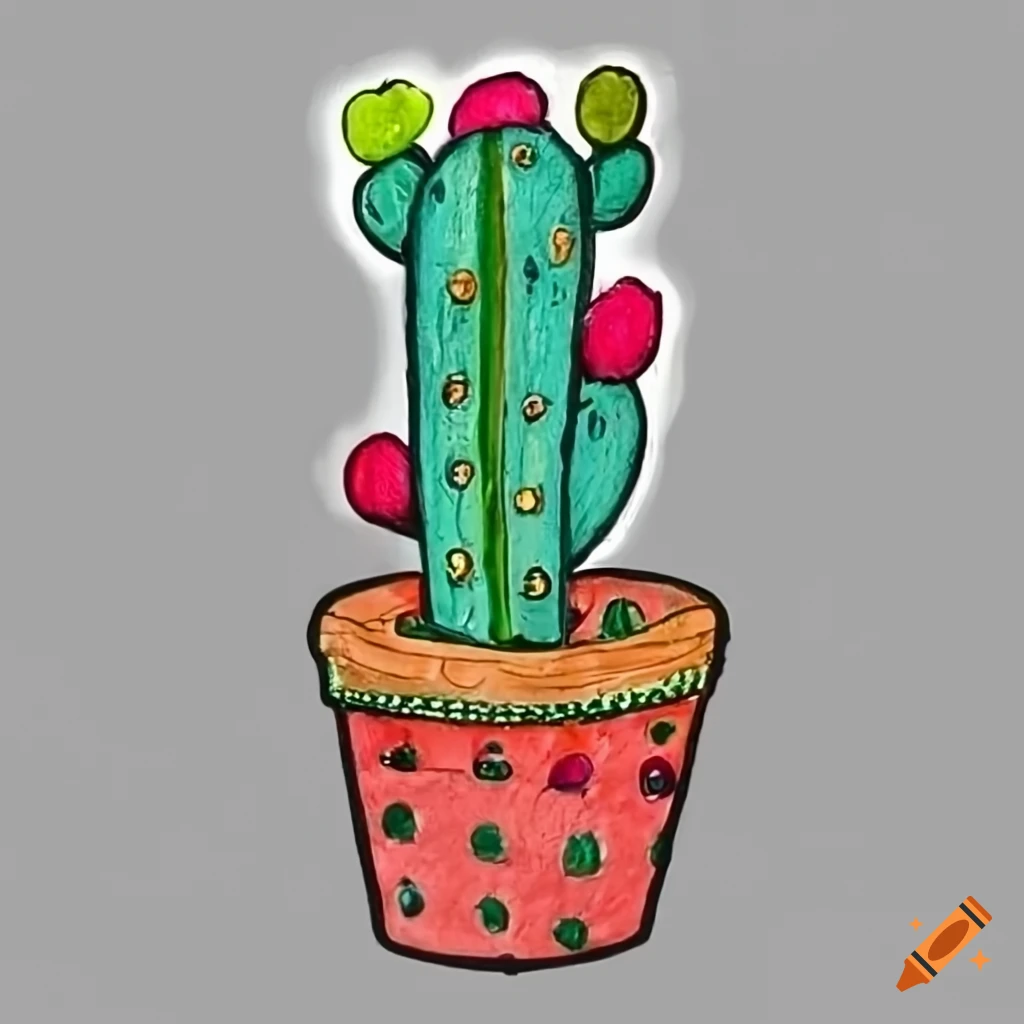 cacti in a pot
