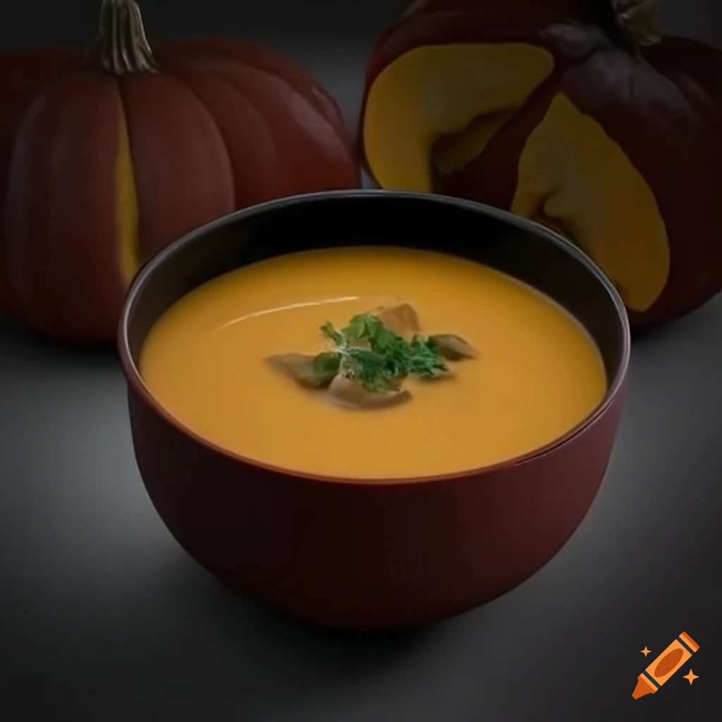 delicious pumpkin cream soup