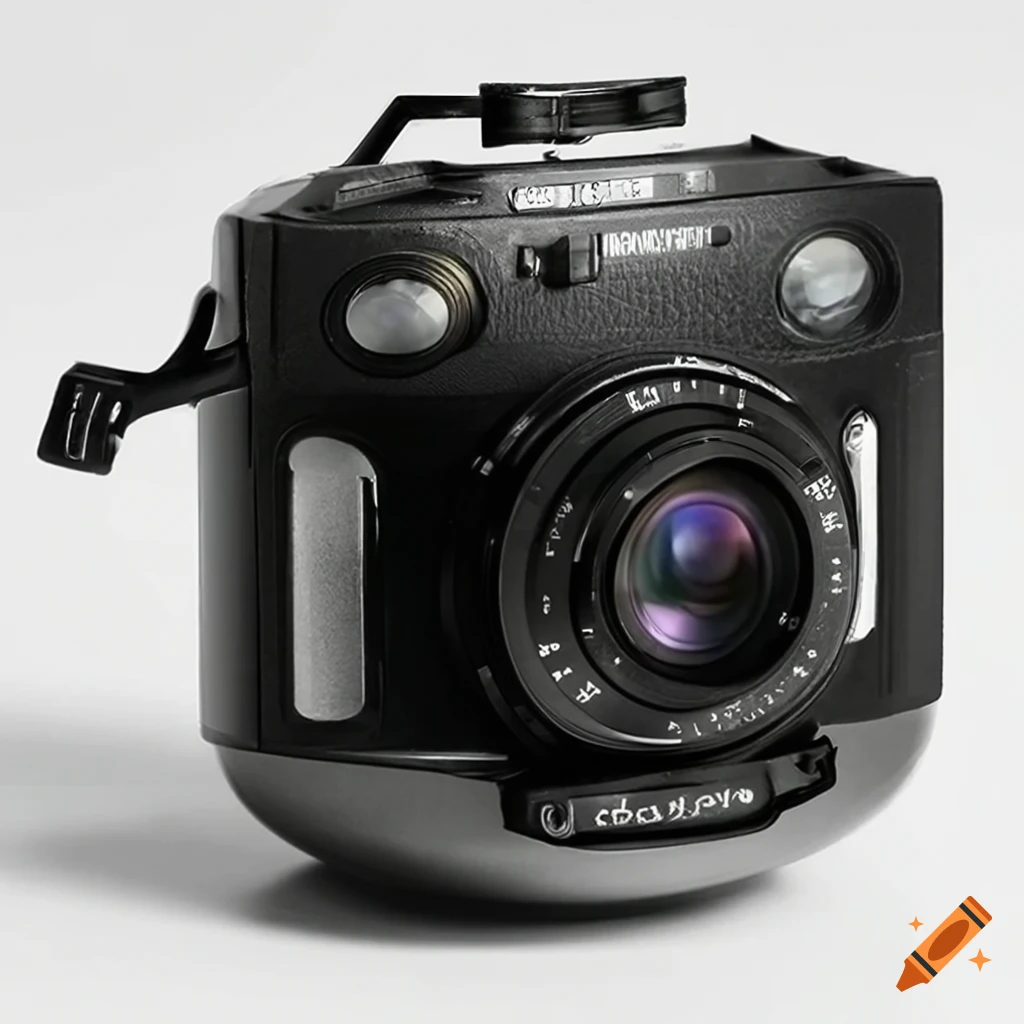 ergonomic film camera with futuristic design