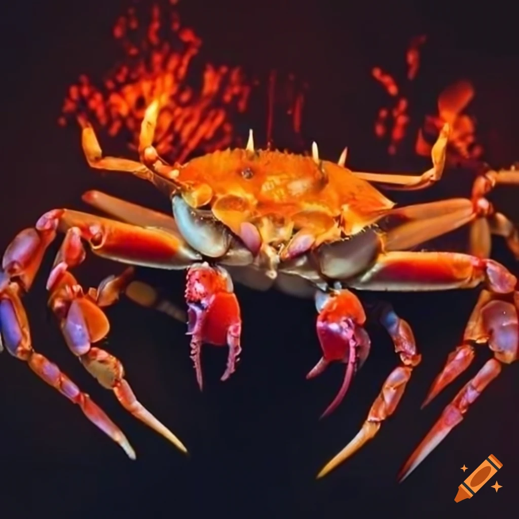 image of a fire crab