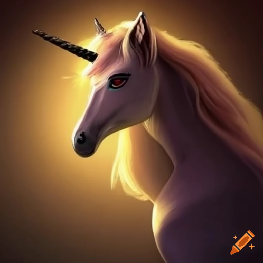 unicorns word written in calligraphy