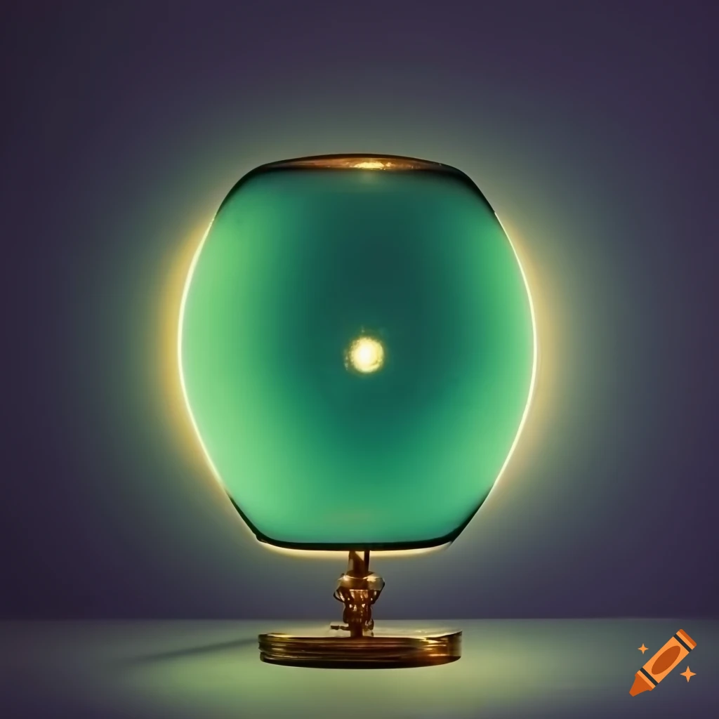 abstract art with hazy green and gold lighting