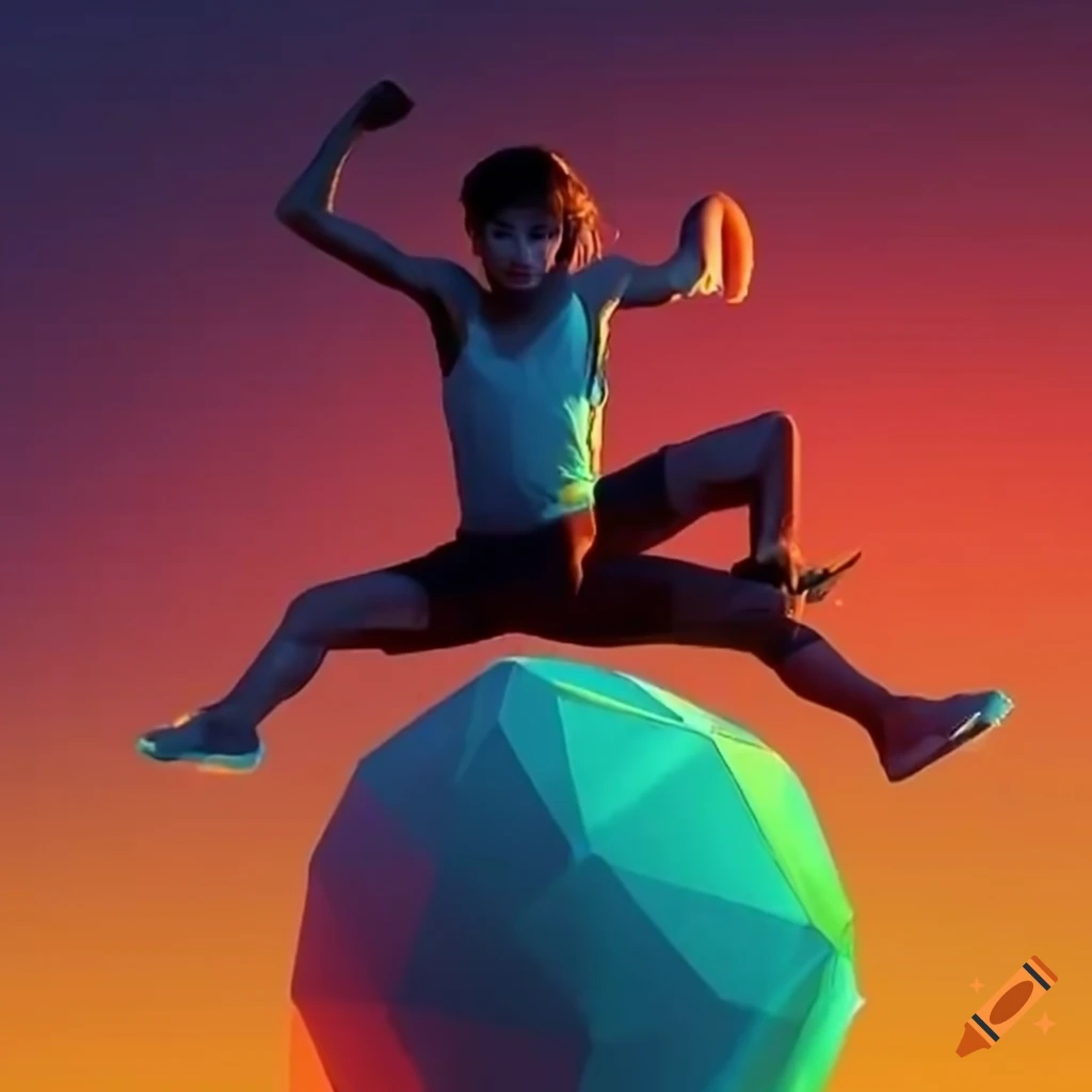 image of parkour race