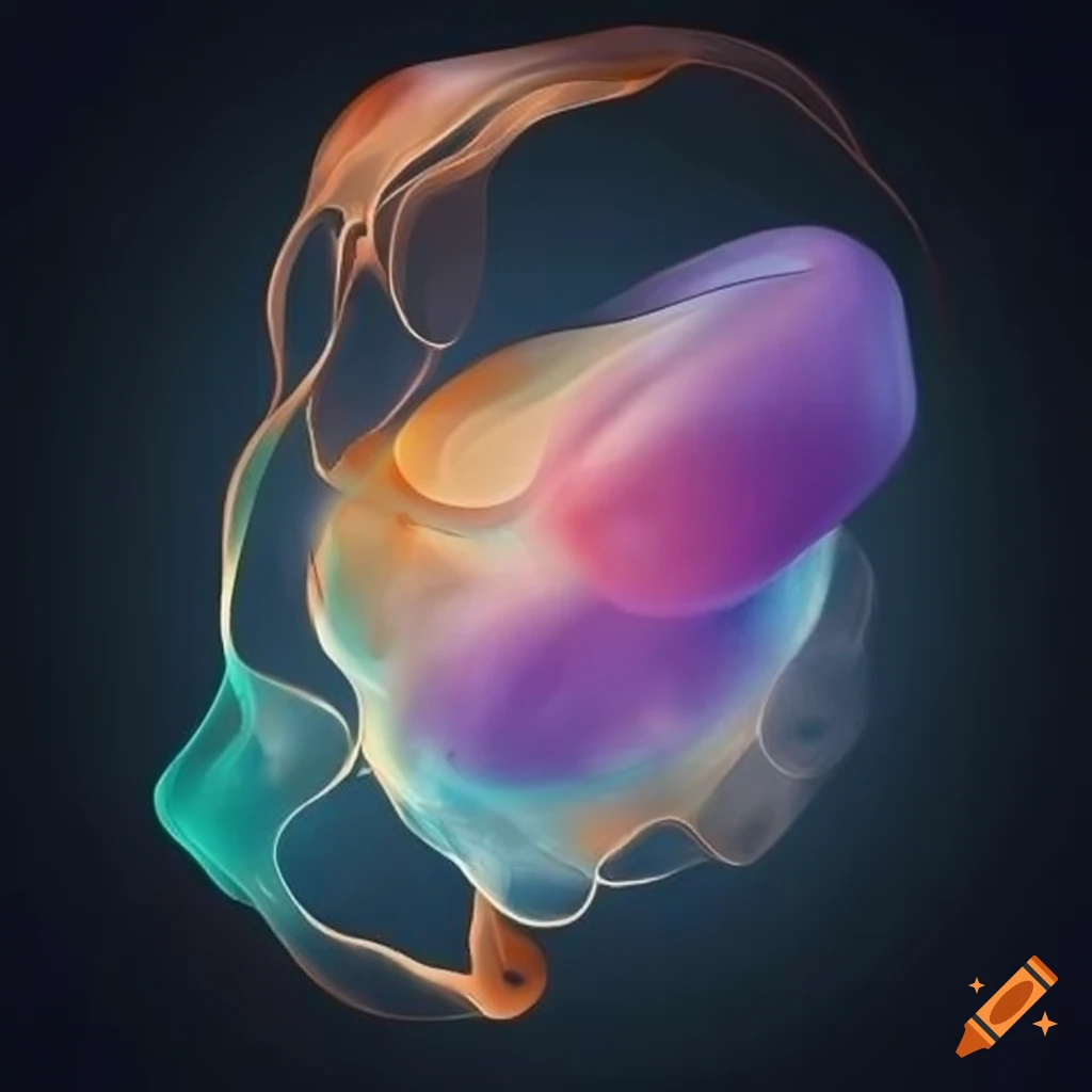 abstract drawing for soap label