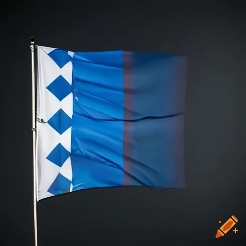 Flag design with multiple flags incorporated on Craiyon