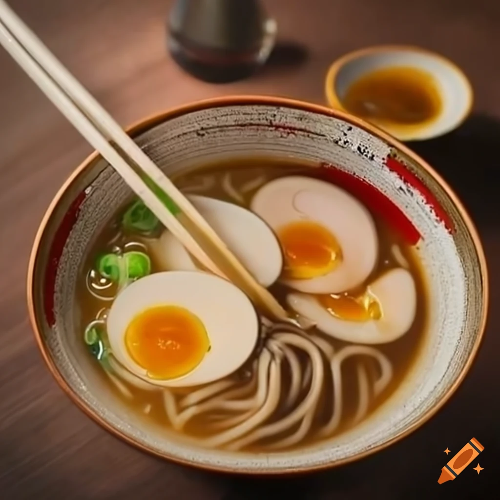 delicious bowl of ramen noodles