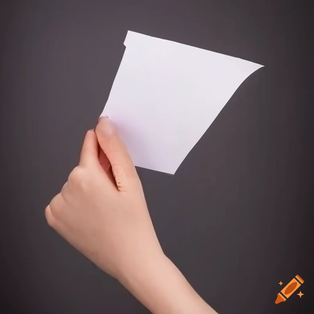hand holding a voting paper
